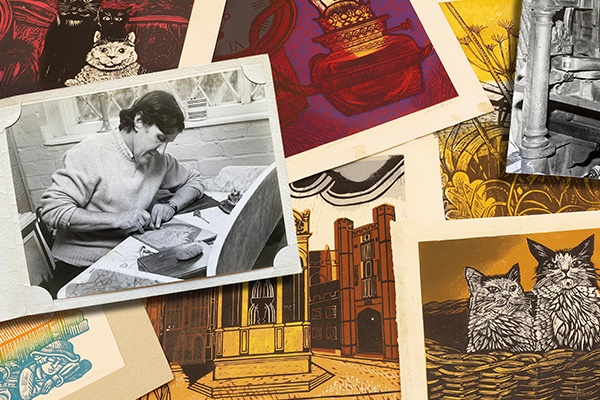 Refined Composition | Linocuts by Paul Beck